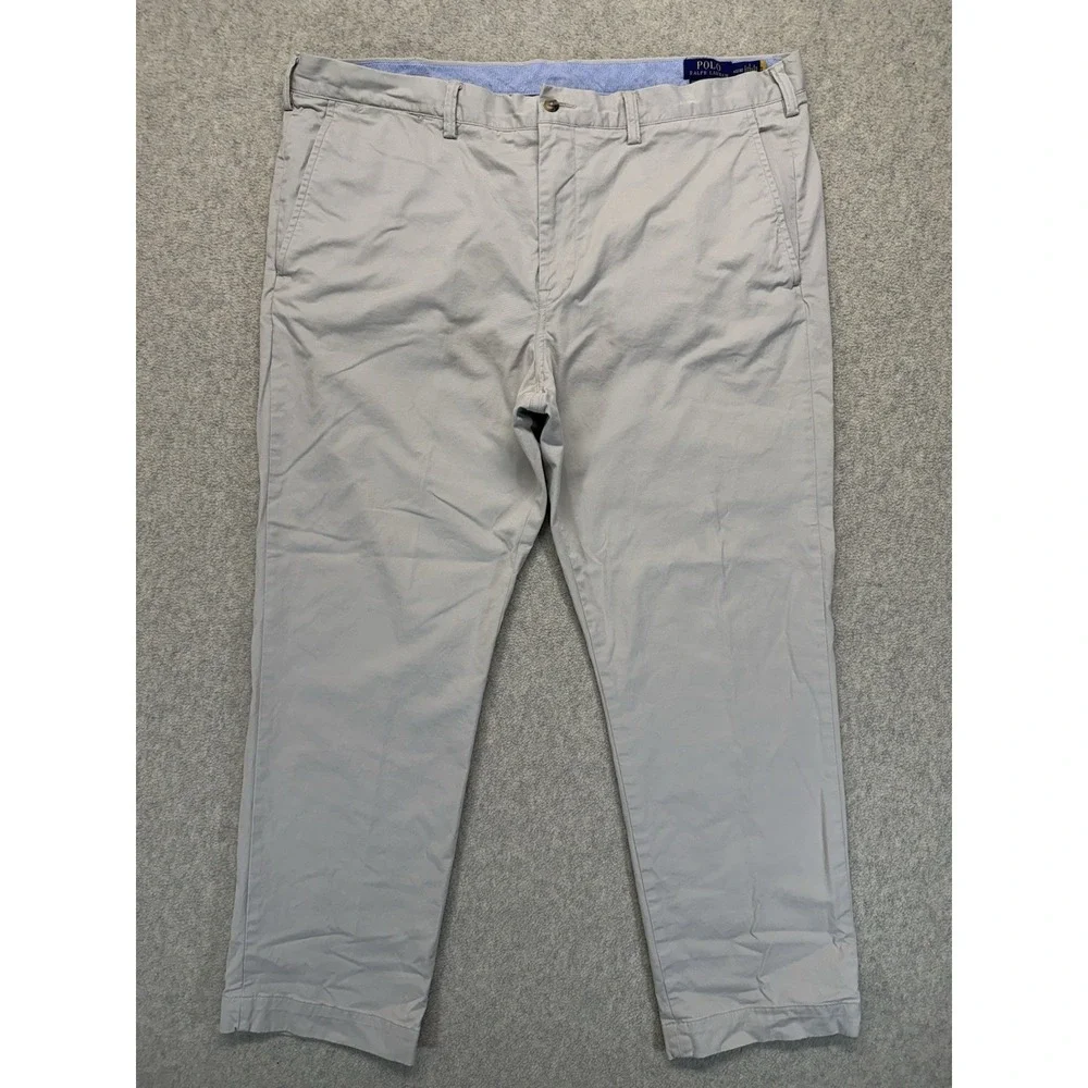 Polo‎ Ralph Lauren Chino Pants Mens 40x30 Stretch Straight Fit Khaki